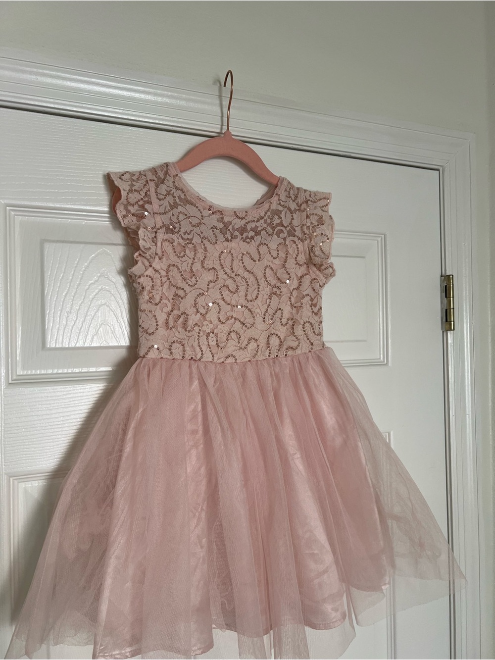 Cat and Jack Pink Lace & Tulle Party Dress
